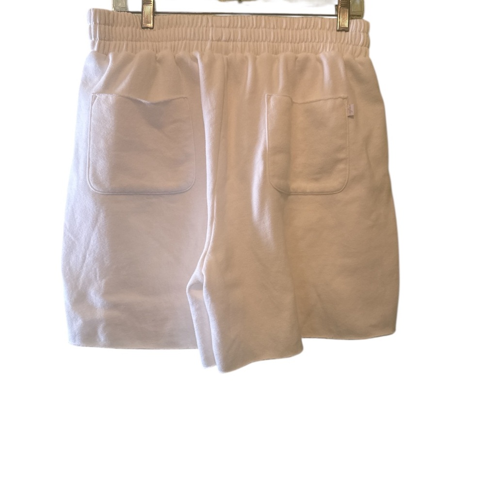 Out From Under Shorts White Sweatshorts Sz Small Fleece Lined Pull On